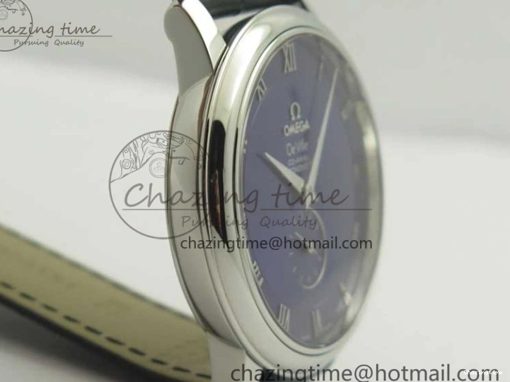 0427 Youthful De Ville Prestige Small Second TWF 1:1 Best Edition Blue Dial on Black Leather Strap MIYOTA 8035